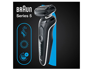 Braun百靈 5系列 51-W1000S 免拆快洗電動刮鬍刀


